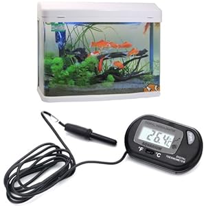 HDE LCD Digital Fish Tank Aquarium Thermometer