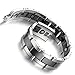 Kstyle Jewelry Tungsten Magnetic Hematite Mens Bracelet black & silver 8