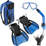 U.S.Divers Madera Complete Snorkeling Set, Large ( 9 - 12 UK)