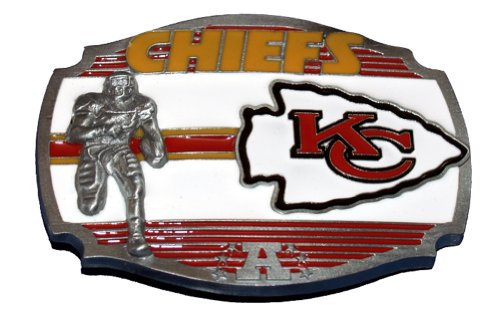 KANSAS CITY CHIEFS NFL Buckle Gürtelschnalle NEU USA