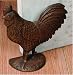 Kitchen & Housewares : Rooster Cast Iron Doorstop