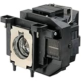 Replacement projector lamp ELPLP67 / V13H010L67 WITH HOUSING for Epson EB S12 / EB W12 / EX3210 / EX5210 / EX7210 / Powerlite 1221 / Powerlite 1261W / Powerlite S11 / Powrelite X12 / V11H433020 / VS210 / VS310 / VS315W Projectors