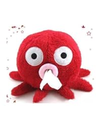 Lovely Octopus Toilet Tissue Holder Paper Cover Roll Napkin Container Box (Red)