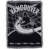 NHL Triple Woven Jacquard Throw - Vancouver Canucks