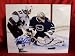 San Jose Sharks Manny Malhotra Autographed 8x10 Photo, Proof Photo of Manny Signing for Us.