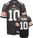 Brady Quinn Reebok NFL Brown Replica Cleveland Browns Youth Jersey