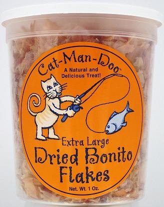Cat-Man-Doo Extra Large Bonito Flakes, 1-Ounce 