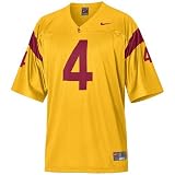 Nike USC Trojans #4 Gold Replica Football Jersey