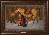 The Prayer at Valley Forge Giclee Canvas- Arnold Friberg Gallery Quality Framed Art Print Washington Picture War