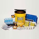 Disaster Preparedness Emergency Survival Kit, Fire, Flood, Earthquake, Hurricane, Tornado. Deluxe Office Kit - 5 Person