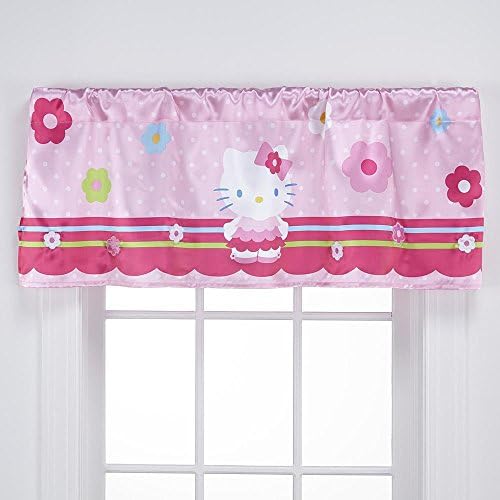 Hello kitty bloom buddy window valance 50" x 17"