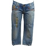 Produkt-Bild: Killah Damen Capri Jeans 3/4 Mary Trousers