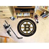 Boston Bruins Puck Shaped Rug