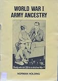 World War I army ancestry