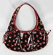 Vera Bradley Frill Collection - Tied Together Hobo Bag in Poppy Fields