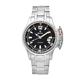 Bulova Mens 63B037 Accutron Stainless Steel Elapsed Time Black Dial Watch