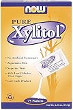 NOW Foods Xylitol Packets Pure,  75 Count  Boxes (Pack of 4)