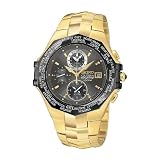 SeikoCouturaWorldTimerAlarmMensWatchinGoldToneWithBlackTicnBezel-SeikoSPL008