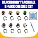 8 Pack Blackberry Trackball Colored/ Joystick / Navigate / Pearl / Ring Repair Replac...