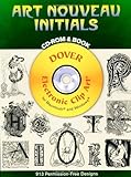 Art Nouveau Initials CD-ROM and Book (Dover Electronic Clip Art)