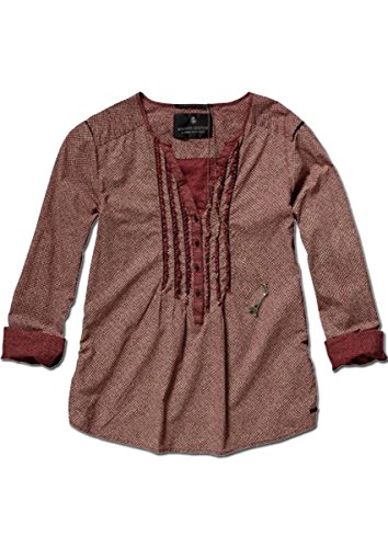 MAISON SCOTCH(メイソン スコッチ) Woven ruffle top (ウォーヴィンフリルトップ)フリル長袖シャツ [並行輸入品]