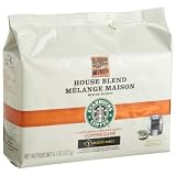 Starbucks House Blend Coffee (Medium), 12-Count T-Discs for Tassimo Coffeemakers