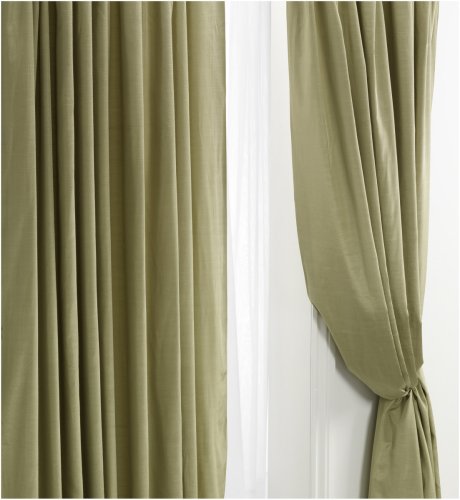 Faux Silk Pencil Pleat Curtains
