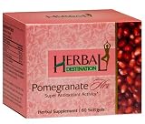 Herbal Destination Pomegranate Hrx Super Antioxidant - 60 softgels
