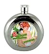 Small Round Metal Flask, Money