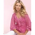 Stretch-lace blouse