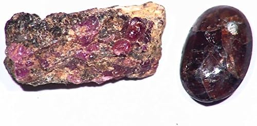 8.85ct Ultra Rare Painite Rough &amp; Cut Burma Natural Clean Healing Gemstone Crystal Lot