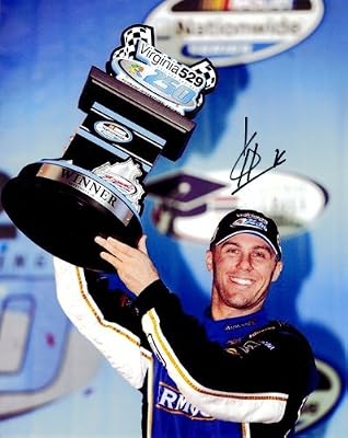 AUTOGRAPHED 2010 Kevin Harvick Nationwide Series Win VICTORY LANE Signed NASCAR 8Ã—10 Glossy Photo with COA