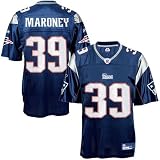Reebok NFL Equipment New England Patriots #39 Lawrence Maroney Navy Blue Youth Replica Football Jersey