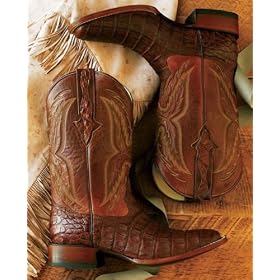 Crocodile Cowboy Boots by Orvis