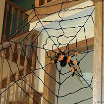 EXTRA LARGE 6 FOOT HALLOWEEN SPIDER WEB