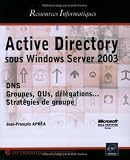 Active Directory : Sous Windows Server 2003 DNS, OUs, délégations ... Stratégies de groupe