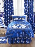 Kitchen & Housewares : Chelsea FC Curtains 'Crest' Design 54" drop