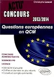 Acheter le livre Questions Européennes en QCM 2013-2014