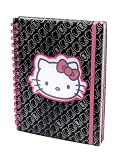 Fab Starpoint Hello Kitty 6 x 8 Inch Notebook, All Over Print, Black/Pink/White (SD3047702)