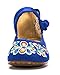 AvaCostume Women's Chinese Embroidery Casual Mary Jane Travel Walking Shoes Blue 40