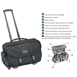 Tamrac 5263 Black CyberPro Express Rolling Photo/Laptop Briefcase (Black)