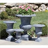 Alfresco Home 39-0127/0129/0131/0133 Willingham Urn in Aged Lead