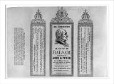 Historic Print (L): Dr. Christie's Ague Balsam - a sure remedy for ague, fever and all bilious diseases