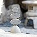 Never Never Give Up Engraved Stones Zen Garden sculptures Rock Cairn