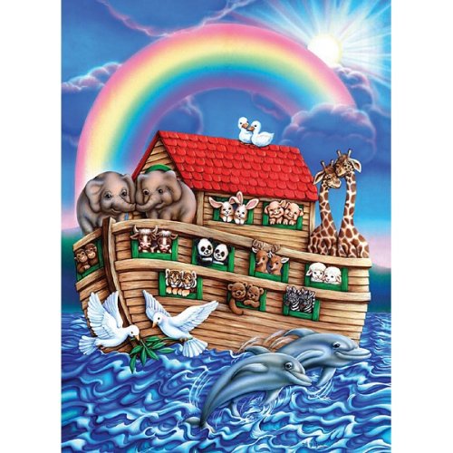 51dffJkd1YL Noahs Ark 60 Piece Childrens Jigsaw Puzzle by Ravensburger