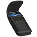 For BLU LIFE ONE L120 Heavy Duty Black Canvas Pouch Velcro Case w Duty Belt Clip Holster V + AIS cell phone Screen LCD Cleaning Cloth (By All_instore)