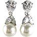 Bling by Wilkening Parisian Vintage Pearl Earrings (White)