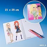 Malbuch  Create your Top Model  7822 zum Zeichnen / ausmalen Serie 2 - 