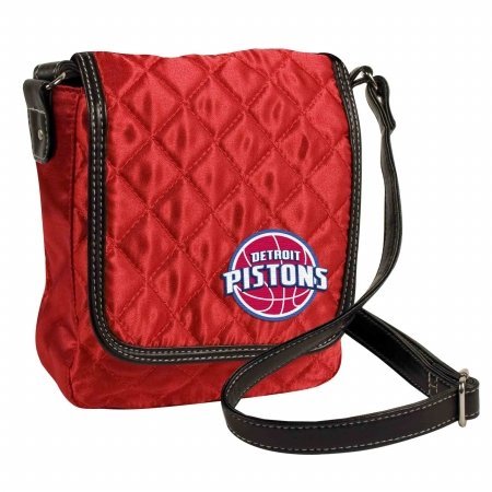 Detroit Pistons Quilted Purse, Bright Red