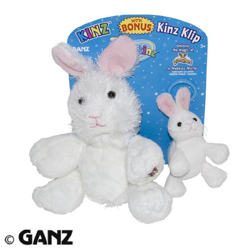 Webkinz Rabbit & Rabbit Kinz Klip 2 Piece Set 2010 Easter Release